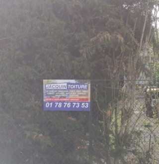 Chantiers remplacement toiture en cours à Gagny